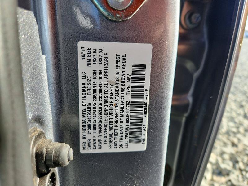 Aukcja sprzedaży 2018 Honda Cr-v, vin: 7FARW1H82JE001762, numer aukcji: 61247436