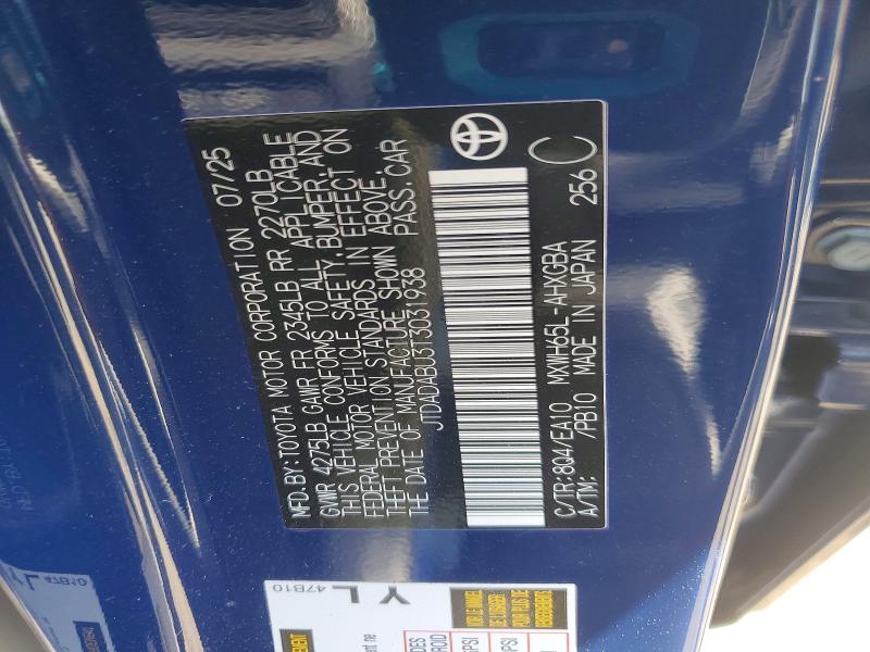 Продажа на аукционе авто 2026 Toyota Prius, vin: JTDADABU3T3031938, номер лота: 61705936