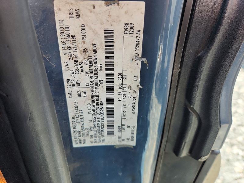 Продаж на аукціоні авто 2020 Ford Transit, vin: 1FTBR3X81LKB28106, номер лоту: 59218836