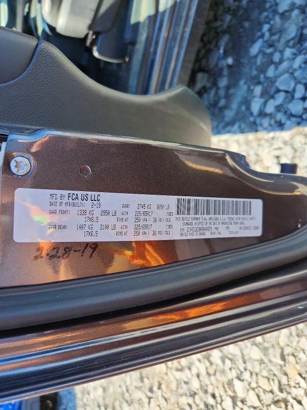 Aukcja sprzedaży 2019 Dodge Grand Caravan, vin: 2C4RDGEG9KR640579, numer aukcji: 59775946
