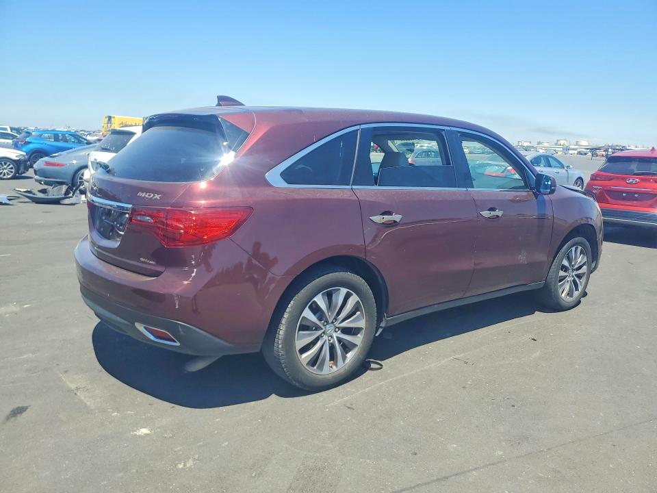 2016 Acura Mdx მანქანა იყიდება აუქციონზე, vin: 5FRYD4H43GB054263, აუქციონის ნომერი: 61166666
