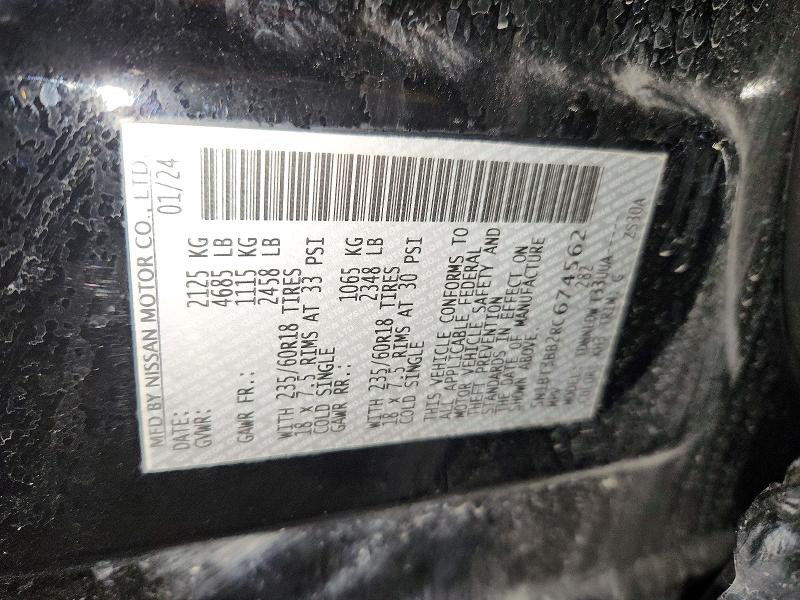 Продажа на аукционе авто 2024 Nissan Rogue, vin: 5N1BT3BB2RC674562, номер лота: 63584606