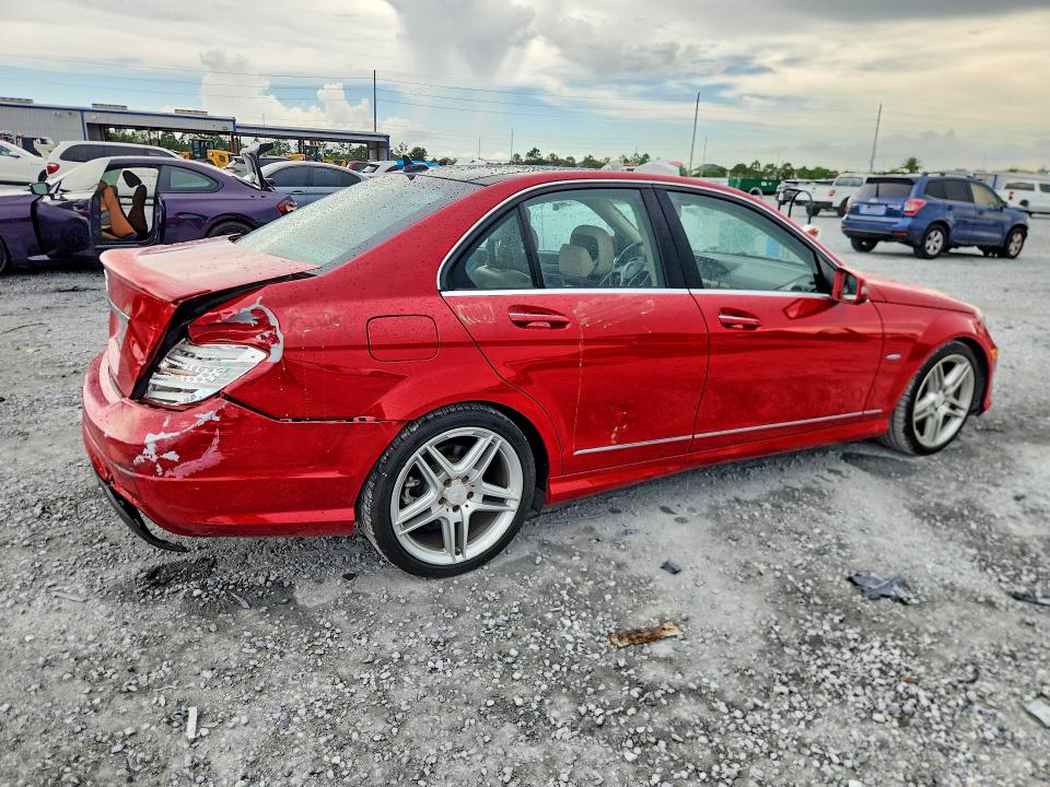 Aukcja sprzedaży 2012 Mercedes-benz C, vin: WDDGF4HB0CR237023, numer aukcji: 59596256
