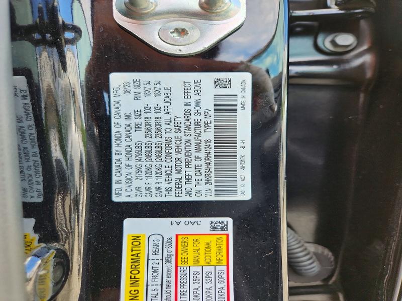 Продажа на аукционе авто 2024 Honda Cr-v, vin: 2HKRS4H40RH412418, номер лота: 60299186