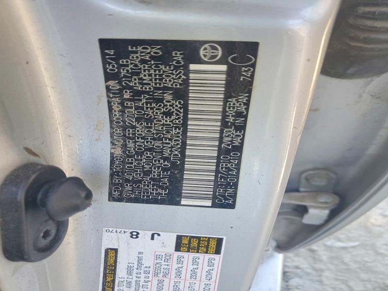 Продажа на аукционе авто 2014 Toyota Prius, vin: JTDKN3DU3E1832295, номер лота: 61015396
