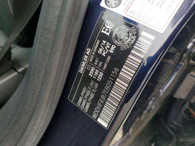 Продаж на аукціоні авто 2014 Mercedes-benz E, vin: WDDHF8JB7EB051156, номер лоту: 60368646
