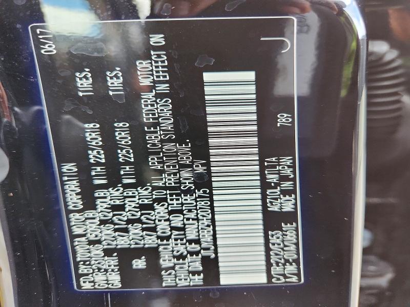 Продажа на аукционе авто 2017 Lexus Nx 200t, vin: JTJYARBZ9H2078175, номер лота: 61550556