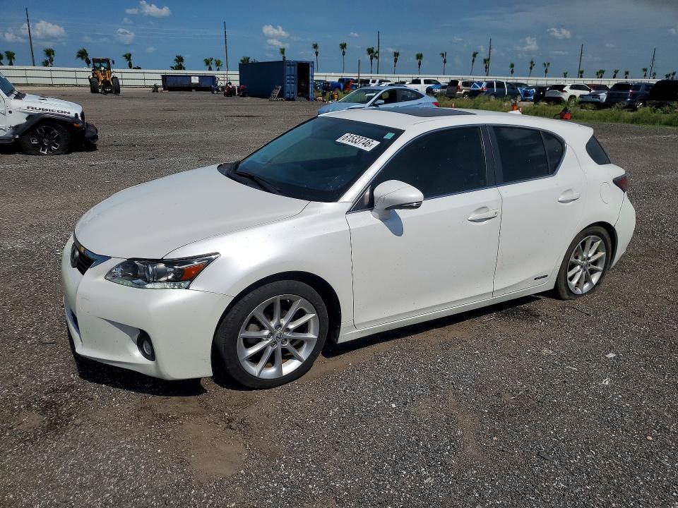2012 Lexus Ct მანქანა იყიდება აუქციონზე, vin: JTHKD5BH2C2075156, აუქციონის ნომერი: 61533746