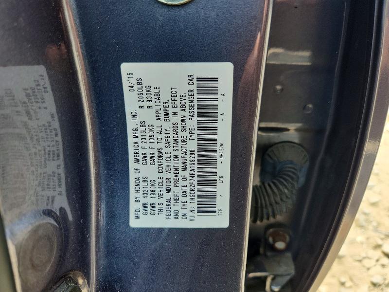 Продаж на аукціоні авто 2015 Honda Accord, vin: 1HGCR2F74FA159286, номер лоту: 60633056