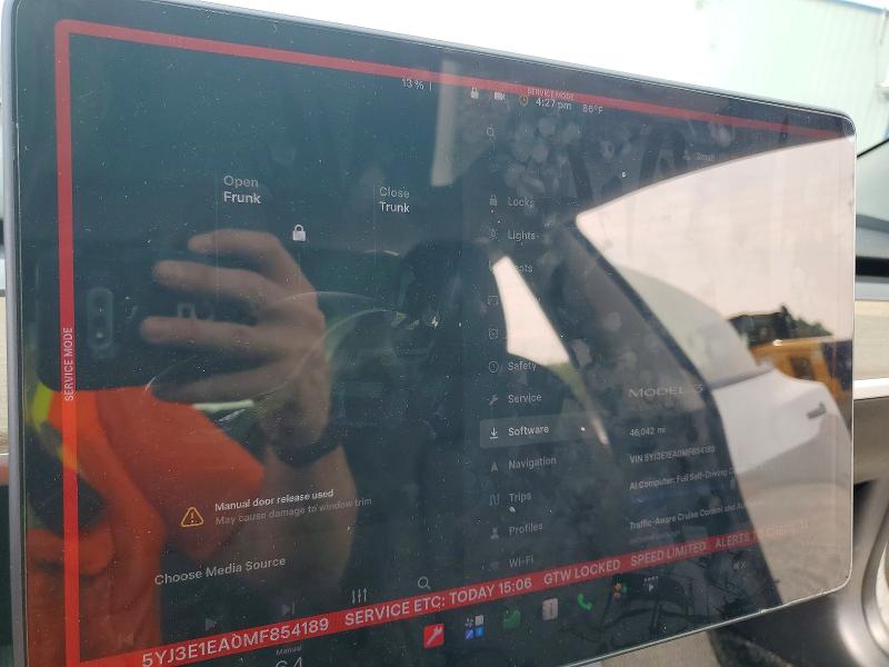 Aukcja sprzedaży 2021 Tesla Model 3, vin: 5YJ3E1EA0MF854189, numer aukcji: 61410126