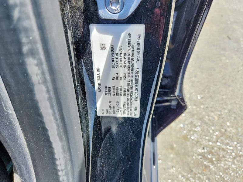 Продажа на аукционе авто 2022 Tesla Model 3, vin: 5YJ3E1EA6NF287617, номер лота: 62158006