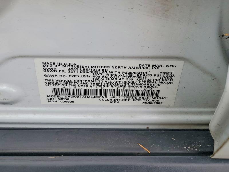 Продаж на аукціоні авто 2015 Mitsubishi Outlander Sport, vin: 4A4AR4AU1FE027120, номер лоту: 61592146