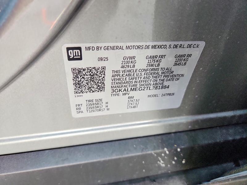 Продаж на аукціоні авто 2026 Gmc Terrain, vin: 3GKALMEG2TL281884, номер лоту: 60861916