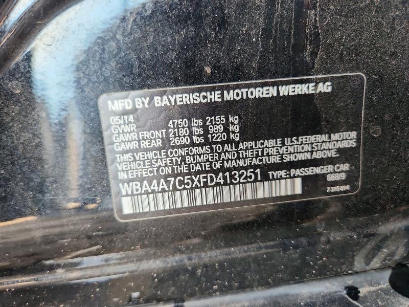 Продаж на аукціоні авто 2015 Bmw 428, vin: WBA4A7C5XFD413251, номер лоту: 62114396
