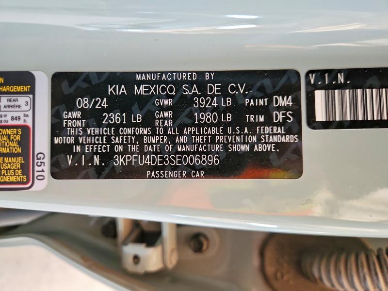 Aukcja sprzedaży 2025 Kia K4, vin: 3KPFU4DE3SE006896, numer aukcji: 60086776