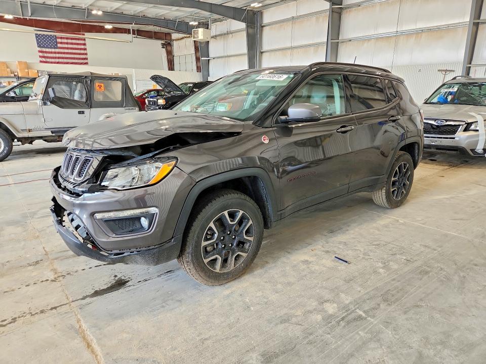 2019 Jeep Compass მანქანა იყიდება აუქციონზე, vin: 3C4NJDDB6KT629967, აუქციონის ნომერი: 60160616