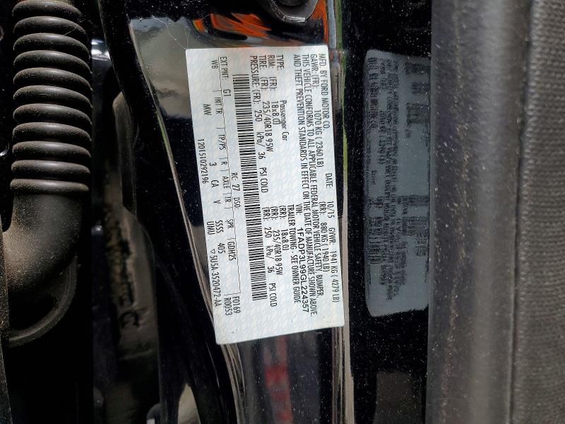 60854736 :رقم المزاد ، 1FADP3L99GL224357 vin ، 2016 Ford Focus مزاد بيع