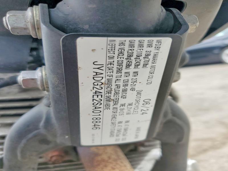 2025 Yamaha Xt250 მანქანა იყიდება აუქციონზე, vin: JYADG24E2SA018846, აუქციონის ნომერი: 62145296