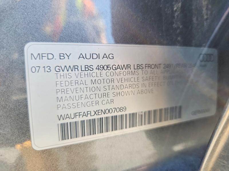 Aukcja sprzedaży 2014 Audi A4, vin: WAUFFAFLXEN007089, numer aukcji: 59243036