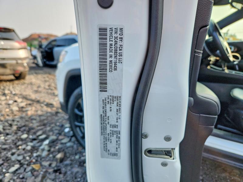 Продаж на аукціоні авто 2022 Jeep Compass, vin: 3C4NJDBB2NT194436, номер лоту: 61684066