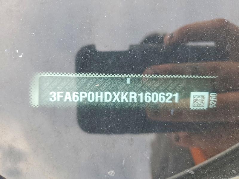 Aukcja sprzedaży 2019 Ford Fusion, vin: 3FA6P0HDXKR160621, numer aukcji: 60746496