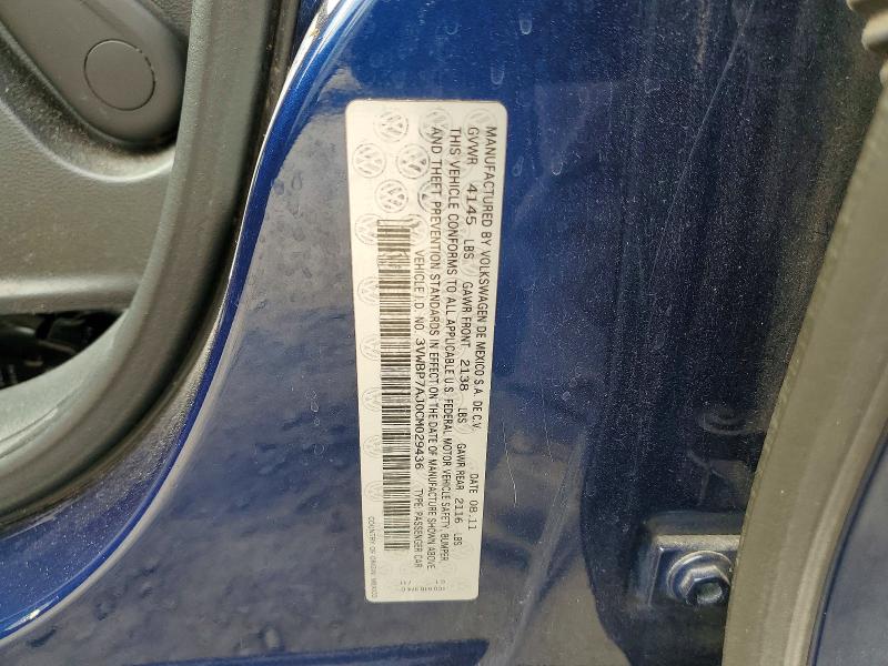 Продажа на аукционе авто 2012 Volkswagen Jetta, vin: 3VWBP7AJ0CM029436, номер лота: 60669316
