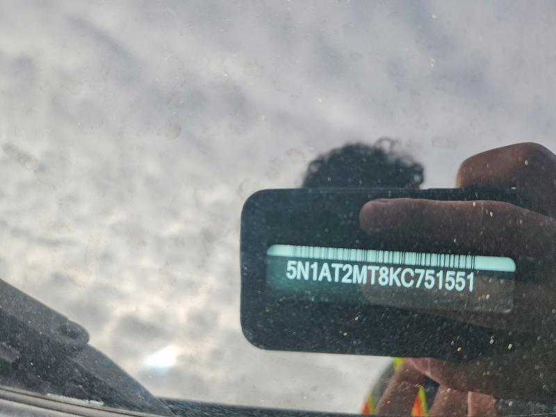 2019 Nissan Rogue მანქანა იყიდება აუქციონზე, vin: 5N1AT2MT8KC751551, აუქციონის ნომერი: 63027686