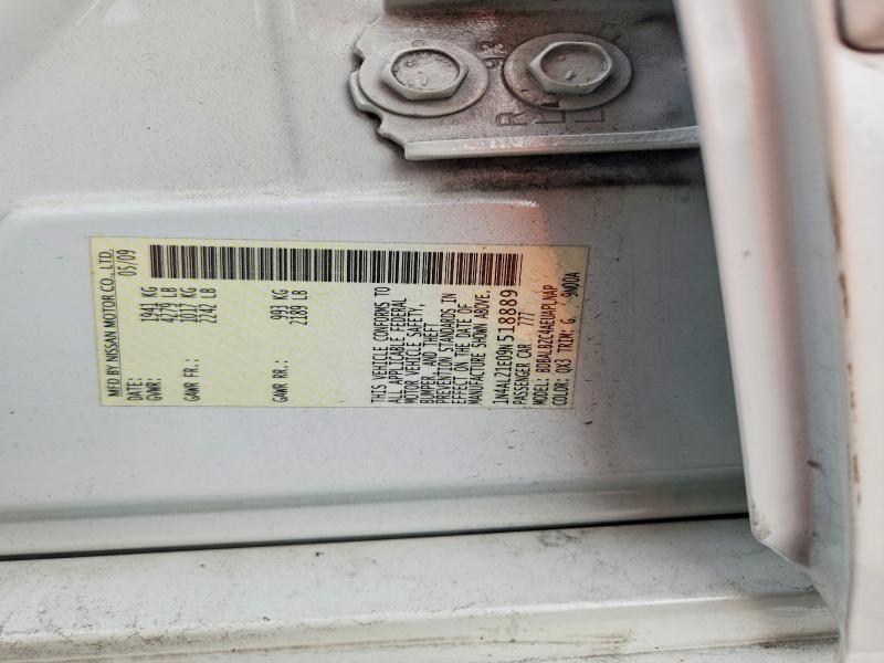 59712576 :رقم المزاد ، 1N4AL21E09N518889 vin ، 2009 Nissan Altima مزاد بيع