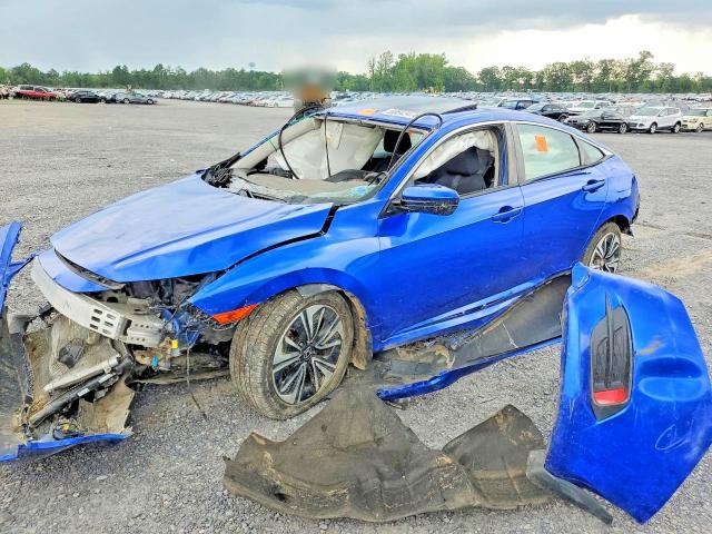 60843476 :رقم المزاد ، 19XFC1E35HE019592 vin ، 2017 Honda Civic مزاد بيع