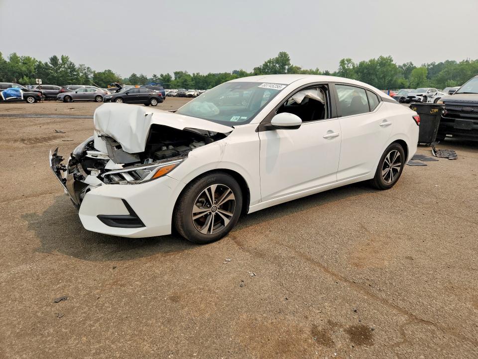 60745256 :رقم المزاد ، 3N1AB8CV3MY222857 vin ، 2021 Nissan Sentra مزاد بيع