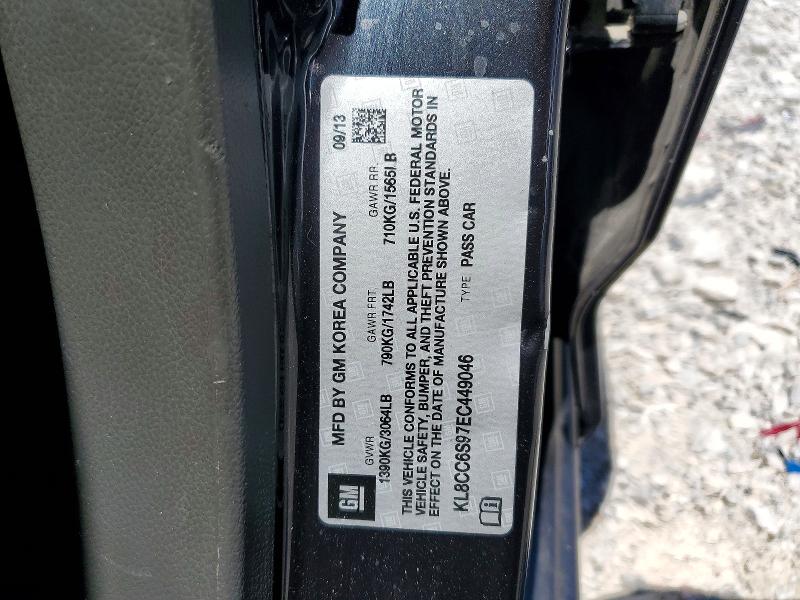 Продажа на аукционе авто 2014 Chevrolet Spark, vin: KL8CC6S97EC449046, номер лота: 63245126