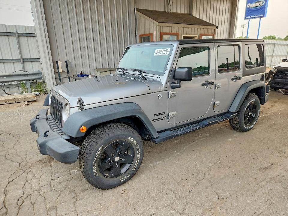 61224126 :رقم المزاد ، 1C4BJWDG0FL544411 vin ، 2015 Jeep Wrangler Unlimited مزاد بيع