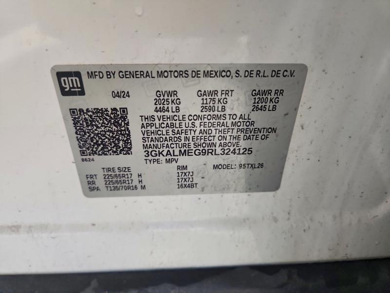 Aukcja sprzedaży 2024 Gmc Terrain, vin: 3GKALMEG9RL324125, numer aukcji: 61815216