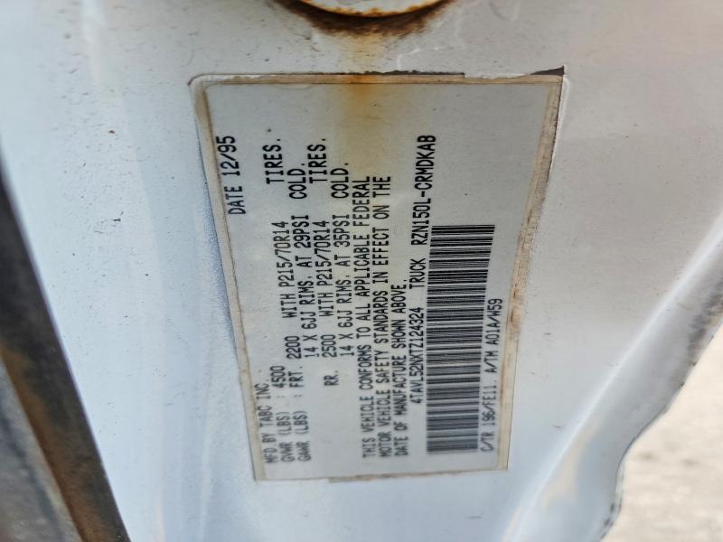 63604656 :رقم المزاد ، 4TAVL52NXTZ124324 vin ، 1996 Toyota Tacoma مزاد بيع