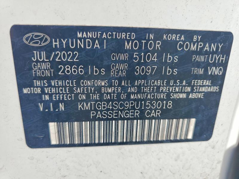 61200556 :رقم المزاد ، KMTGB4SC9PU153018 vin ، 2023 Genesis G80 مزاد بيع