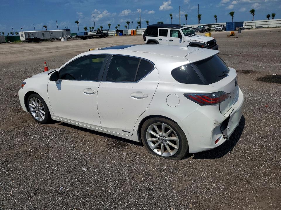 2012 Lexus Ct მანქანა იყიდება აუქციონზე, vin: JTHKD5BH2C2075156, აუქციონის ნომერი: 61533746