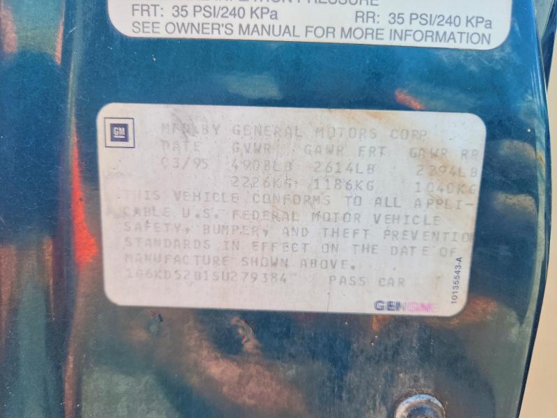 Aukcja sprzedaży 1995 Cadillac Deville, vin: 1G6KD52B1SU279384, numer aukcji: 61492866