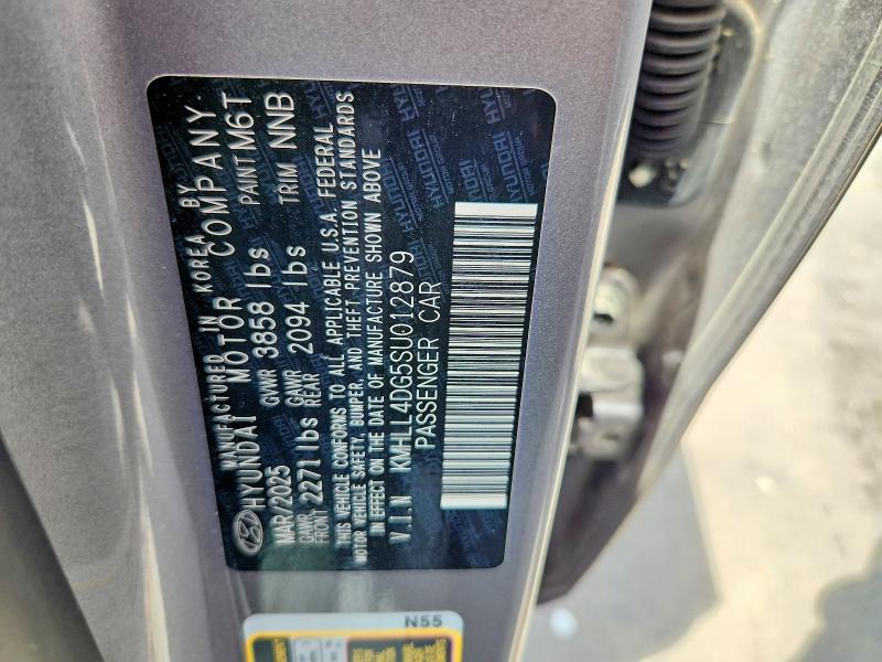 59955586 :رقم المزاد ، KMHLL4DG5SU012879 vin ، 2025 Hyundai Elantra مزاد بيع