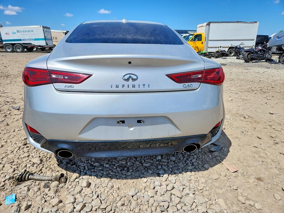 62487376 :رقم المزاد ، JN1CV7EL4HM320973 vin ، 2017 Infiniti Q60 مزاد بيع