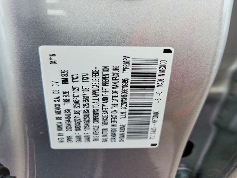 Aukcja sprzedaży 2016 Honda Cr-v, vin: 3CZRM3H50GG709895, numer aukcji: 63123836