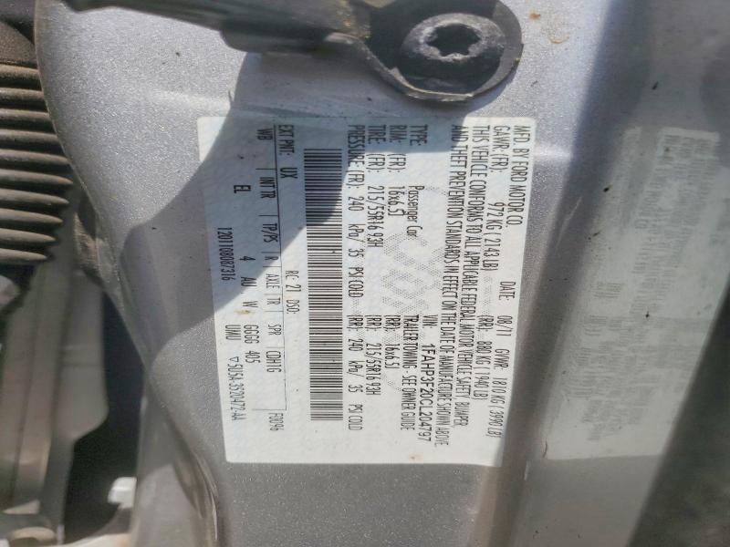 Продаж на аукціоні авто 2012 Ford Focus, vin: 1FAHP3F20CL204797, номер лоту: 61580346