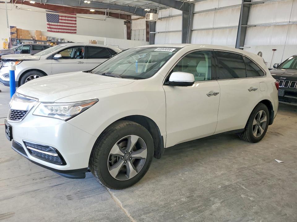 Продаж на аукціоні авто 2016 Acura Mdx, vin: 5FRYD4H27GB052577, номер лоту: 60868006