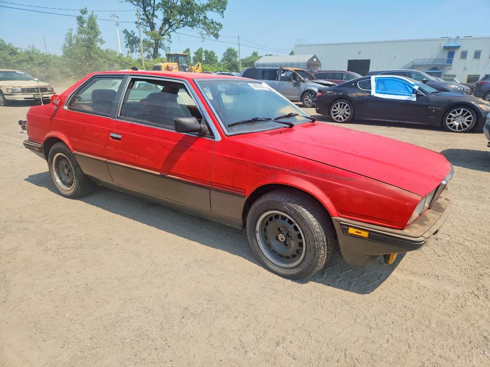 60030076 :رقم المزاد ، ZAMAL1106FB313207 vin ، 1985 Maserati Biturbo مزاد بيع