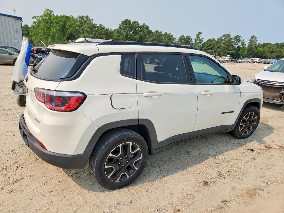 2020 Jeep Compass მანქანა იყიდება აუქციონზე, vin: 3C4NJDAB8LT174593, აუქციონის ნომერი: 60841926