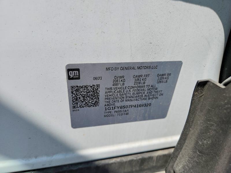 Aukcja sprzedaży 2023 Chevrolet Bolt Euv, vin: 1G1FY6S07P4169320, numer aukcji: 59866506