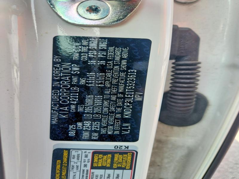 2026 Kia Niro მანქანა იყიდება აუქციონზე, vin: KNDCP3LE1T5323613, აუქციონის ნომერი: 62274426