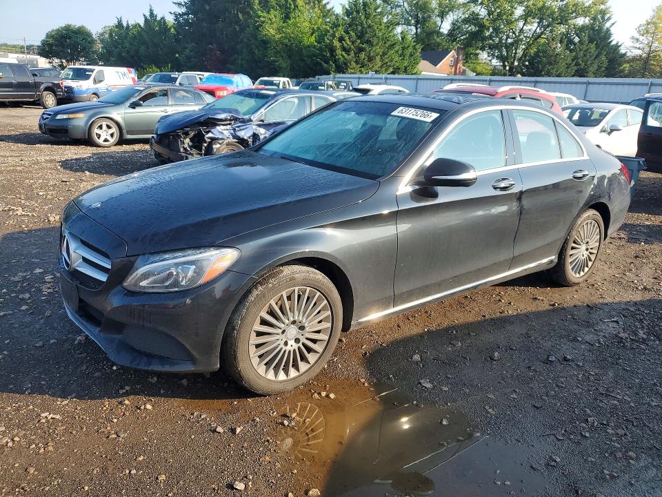63175266 :رقم المزاد ، 55SWF4KB6FU056676 vin ، 2015 Mercedes-benz C مزاد بيع