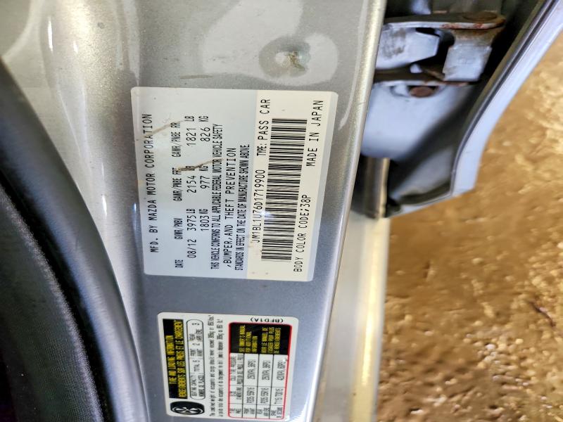 Auction sale of the 2013 Mazda 3, vin: JM1BL1U76D1719900, lot number: 77250465