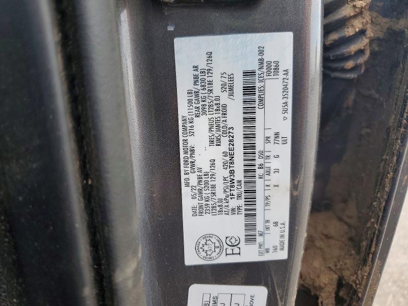 Aukcja sprzedaży 2022 Ford F350, vin: 1FT8W3BT8NEE28273, numer aukcji: 61968726