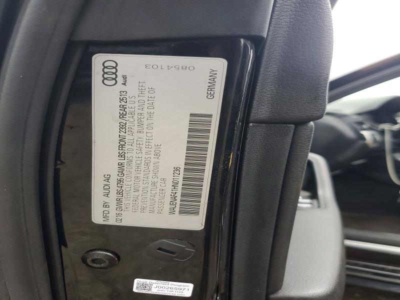 Aukcja sprzedaży 2017 Audi A4, vin: WAUENAF41HN011236, numer aukcji: 61954566